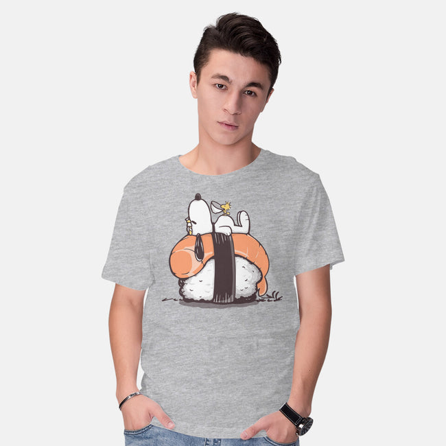 Sushi Friends-Mens-Basic-Tee-retrodivision