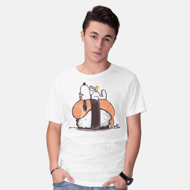 Sushi Friends-Mens-Basic-Tee-retrodivision