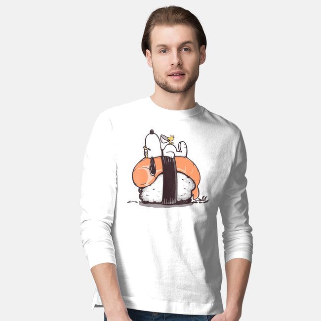 Sushi Friends-Mens-Long Sleeved-Tee-retrodivision