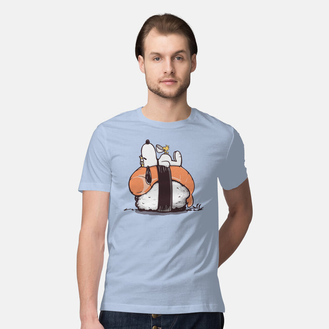 Sushi Friends-Mens-Premium-Tee-retrodivision