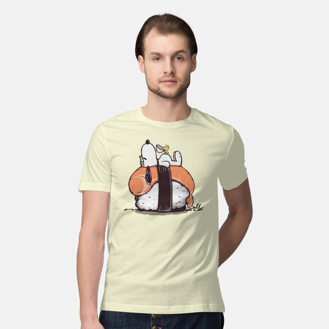 Sushi Friends-Mens-Premium-Tee-retrodivision