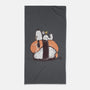 Sushi Friends-None-Beach-Towel-retrodivision