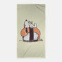 Sushi Friends-None-Beach-Towel-retrodivision