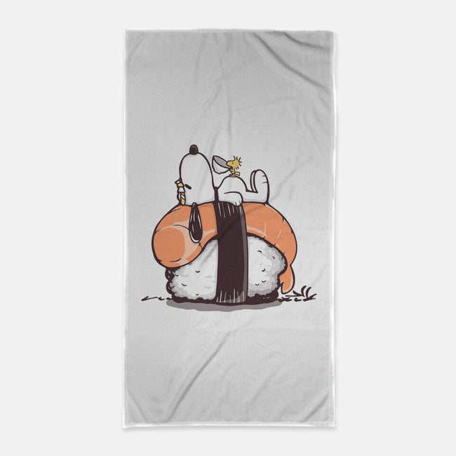 Sushi Friends-None-Beach-Towel-retrodivision