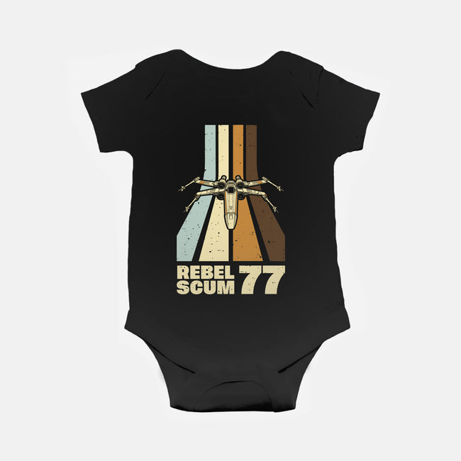 Retro Vintage Scum-Baby-Basic-Onesie-retrodivision