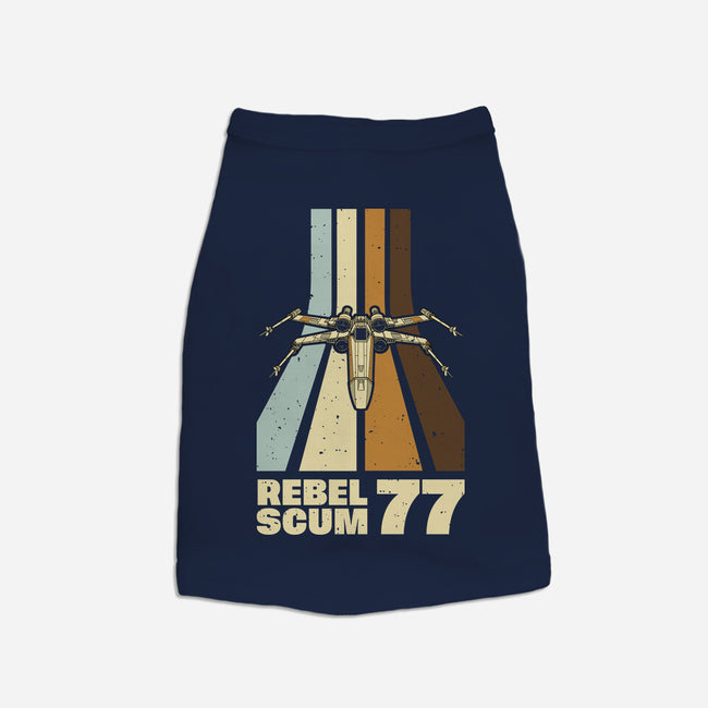 Retro Vintage Scum-Cat-Basic-Pet Tank-retrodivision