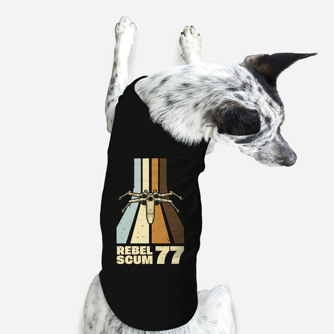 Retro Vintage Scum-Dog-Basic-Pet Tank-retrodivision