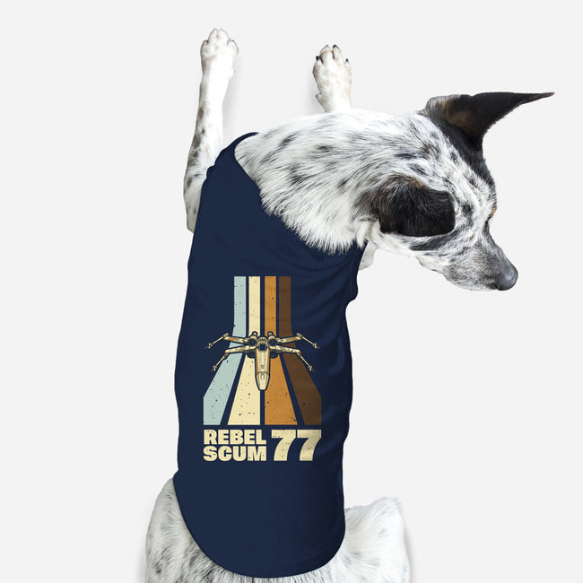 Retro Vintage Scum-Dog-Basic-Pet Tank-retrodivision