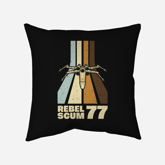 Retro Vintage Scum-None-Removable Cover w Insert-Throw Pillow-retrodivision