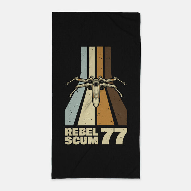 Retro Vintage Scum-None-Beach-Towel-retrodivision