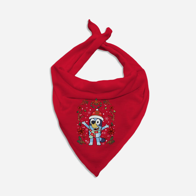 Christmas Heeler-Cat-Bandana-Pet Collar-JamesQJO