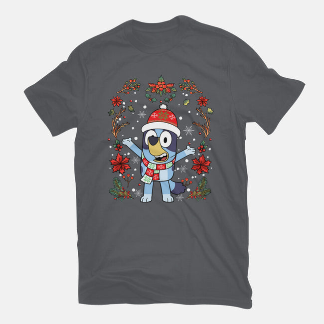 Christmas Heeler-Womens-Fitted-Tee-JamesQJO