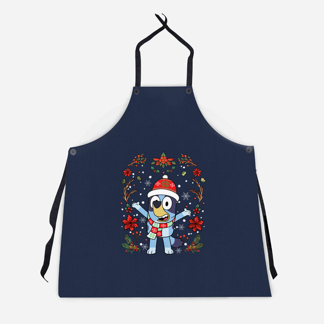 Christmas Heeler-Unisex-Kitchen-Apron-JamesQJO