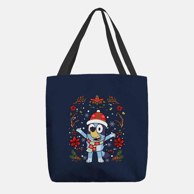 Christmas Heeler-None-Basic Tote-Bag-JamesQJO