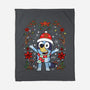 Christmas Heeler-None-Fleece-Blanket-JamesQJO