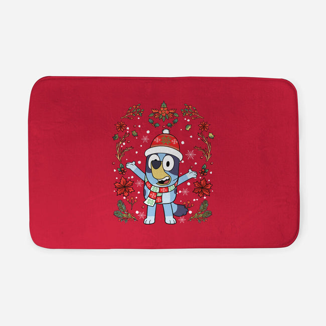 Christmas Heeler-None-Memory Foam-Bath Mat-JamesQJO