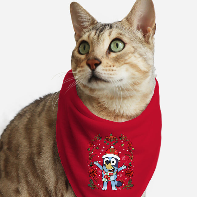 Christmas Heeler-Cat-Bandana-Pet Collar-JamesQJO