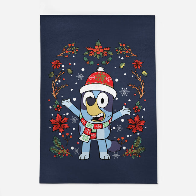 Christmas Heeler-None-Indoor-Rug-JamesQJO