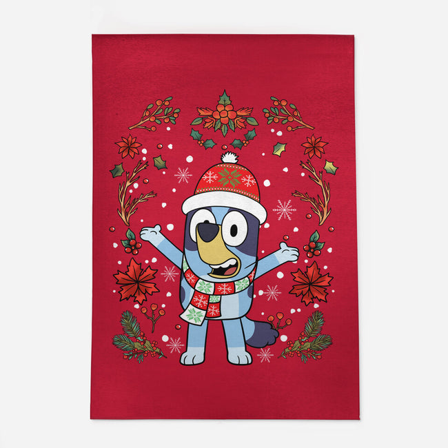 Christmas Heeler-None-Indoor-Rug-JamesQJO