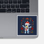 Christmas Heeler-None-Glossy-Sticker-JamesQJO