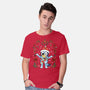 Christmas Heeler-Mens-Basic-Tee-JamesQJO