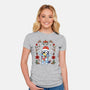 Christmas Heeler-Womens-Fitted-Tee-JamesQJO