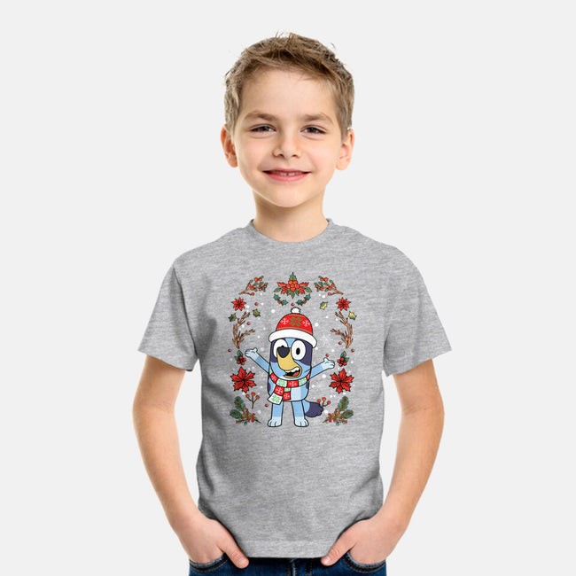 Christmas Heeler-Youth-Basic-Tee-JamesQJO