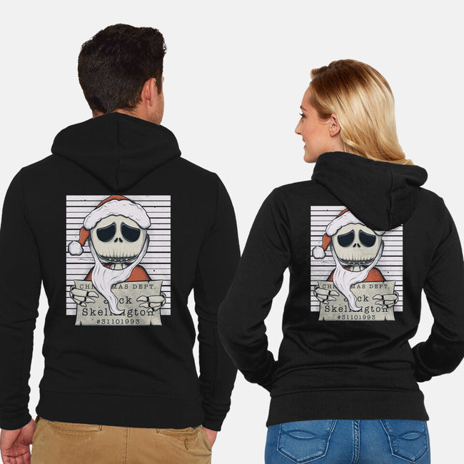 Christmas Dept-Unisex-Zip-Up-Sweatshirt-Claudia