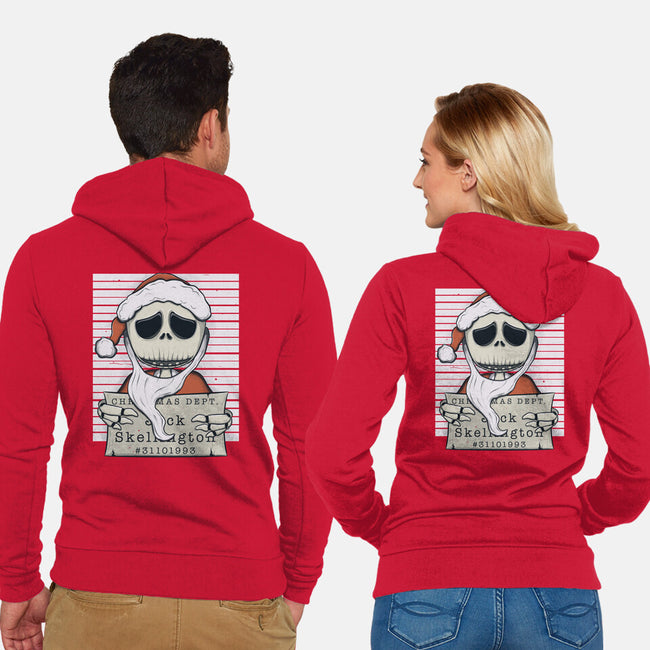 Christmas Dept-Unisex-Zip-Up-Sweatshirt-Claudia