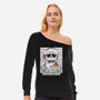 Christmas Dept-Womens-Off Shoulder-Sweatshirt-Claudia