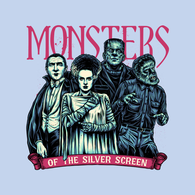Monsters Of The Silver Screen-None-Fleece-Blanket-momma_gorilla