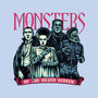 Monsters Of The Silver Screen-None-Fleece-Blanket-momma_gorilla