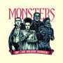 Monsters Of The Silver Screen-None-Fleece-Blanket-momma_gorilla
