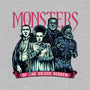 Monsters Of The Silver Screen-Womens-Basic-Tee-momma_gorilla