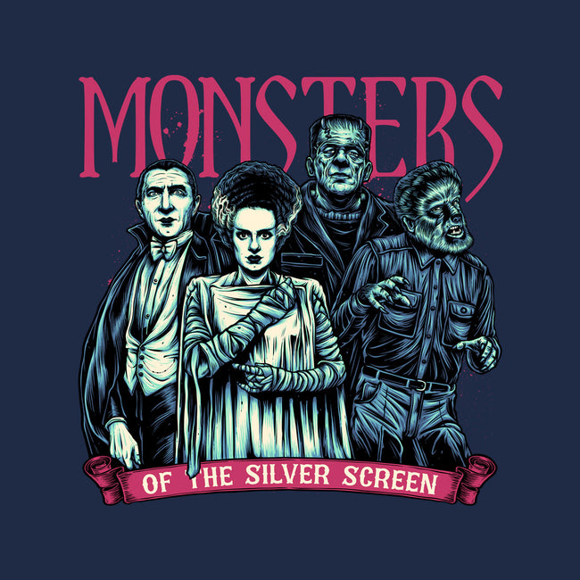 Monsters Of The Silver Screen-None-Fleece-Blanket-momma_gorilla