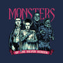 Monsters Of The Silver Screen-None-Fleece-Blanket-momma_gorilla