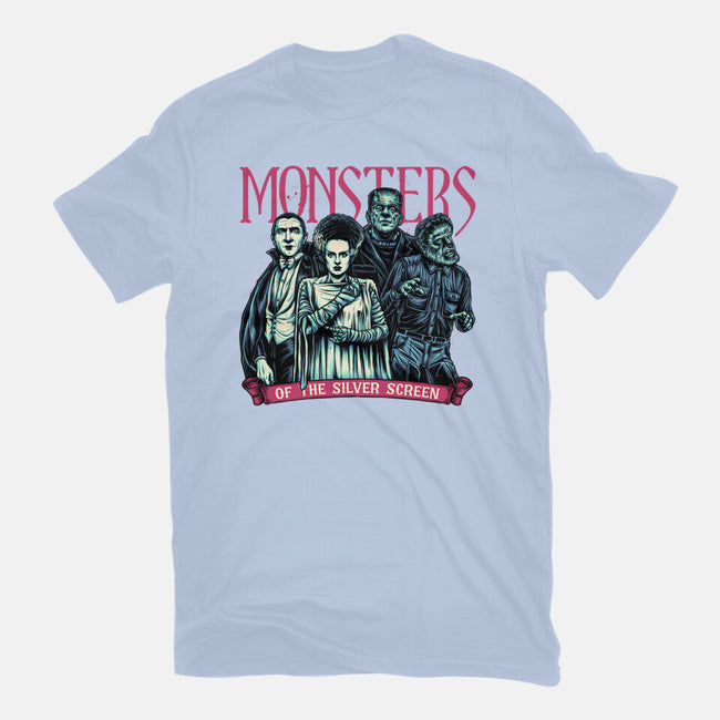 Monsters Of The Silver Screen-Mens-Premium-Tee-momma_gorilla