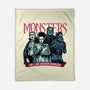 Monsters Of The Silver Screen-None-Fleece-Blanket-momma_gorilla