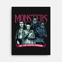 Monsters Of The Silver Screen-None-Stretched-Canvas-momma_gorilla