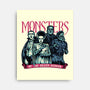 Monsters Of The Silver Screen-None-Stretched-Canvas-momma_gorilla