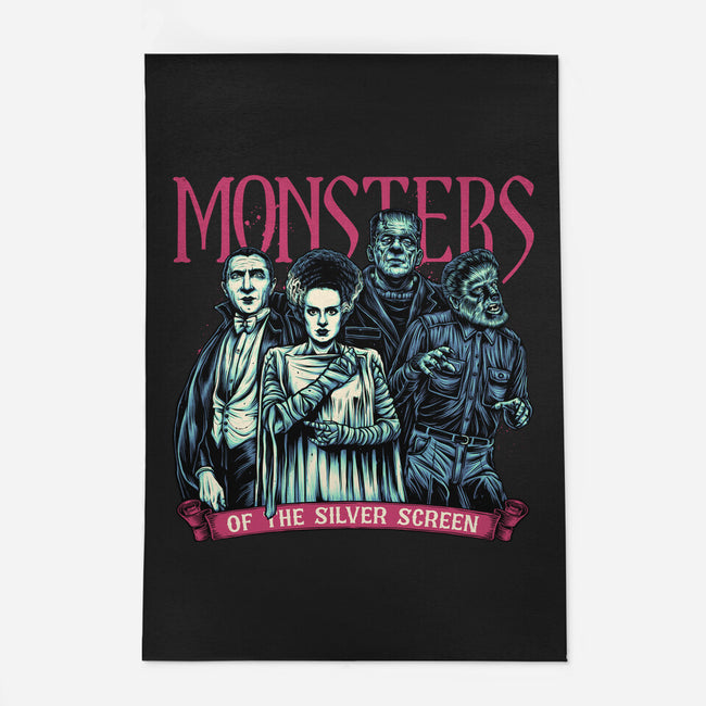 Monsters Of The Silver Screen-None-Indoor-Rug-momma_gorilla