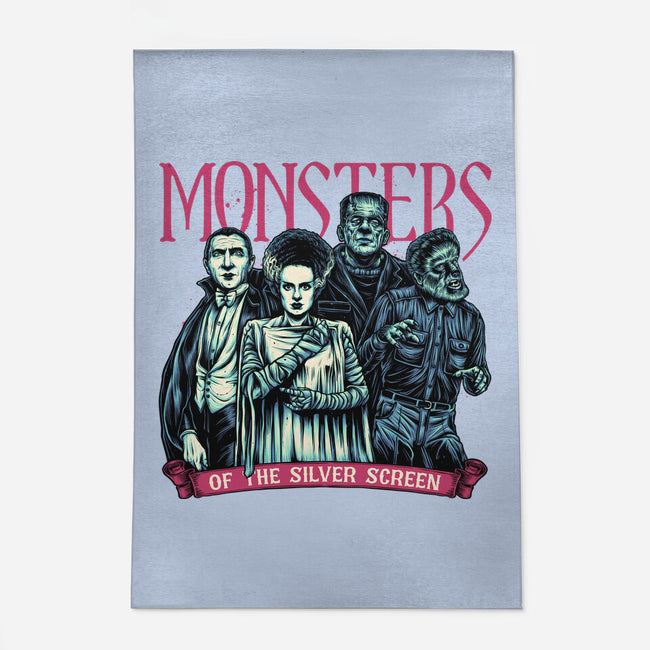 Monsters Of The Silver Screen-None-Indoor-Rug-momma_gorilla