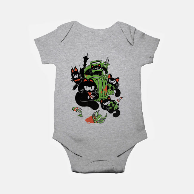 Purr-petrators-Baby-Basic-Onesie-Henrique Torres