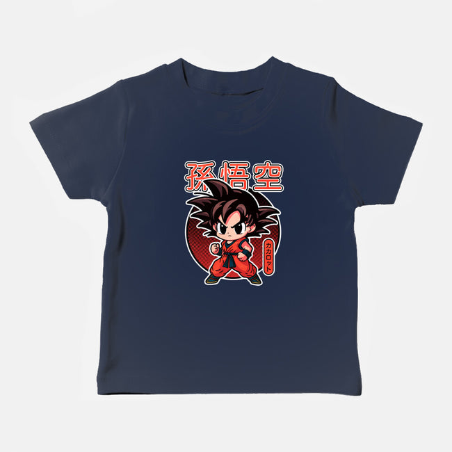 Lil Saiyan-Baby-Basic-Tee-fanfreak1