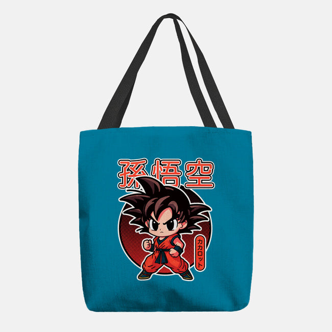 Lil Saiyan-None-Basic Tote-Bag-fanfreak1