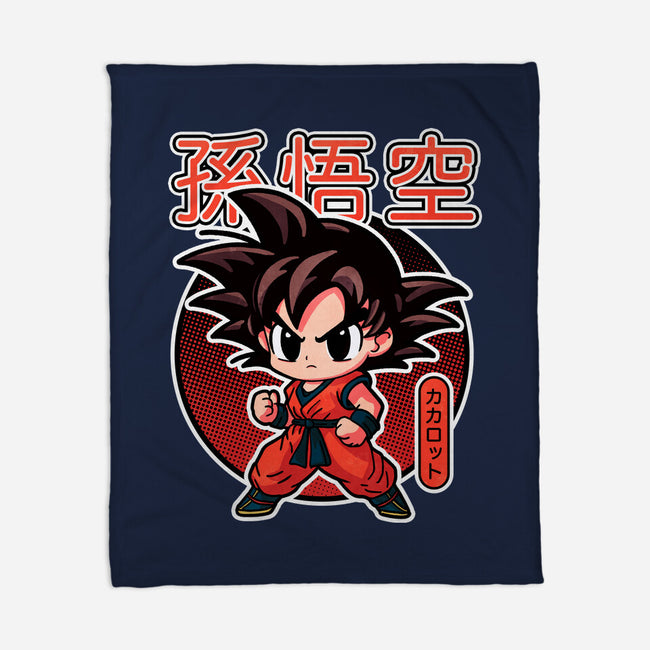 Lil Saiyan-None-Fleece-Blanket-fanfreak1