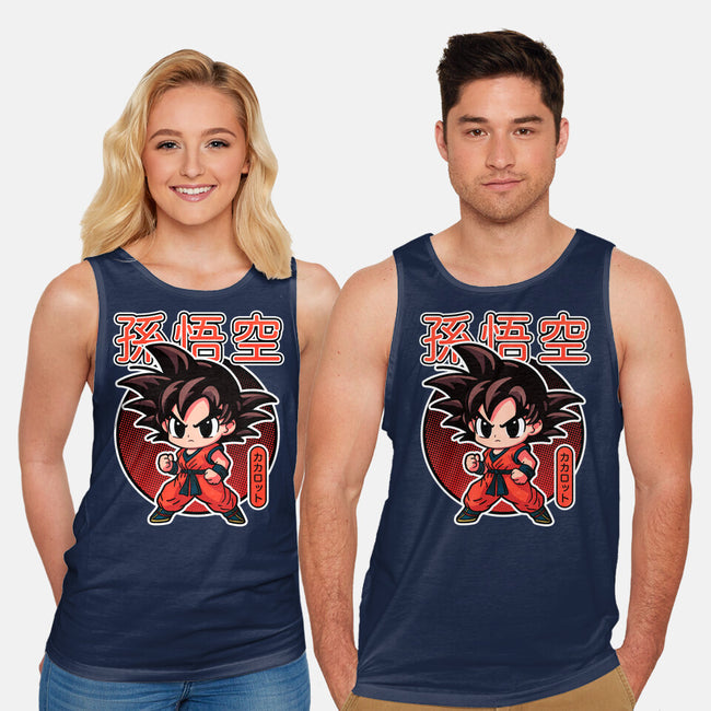 Lil Saiyan-Unisex-Basic-Tank-fanfreak1