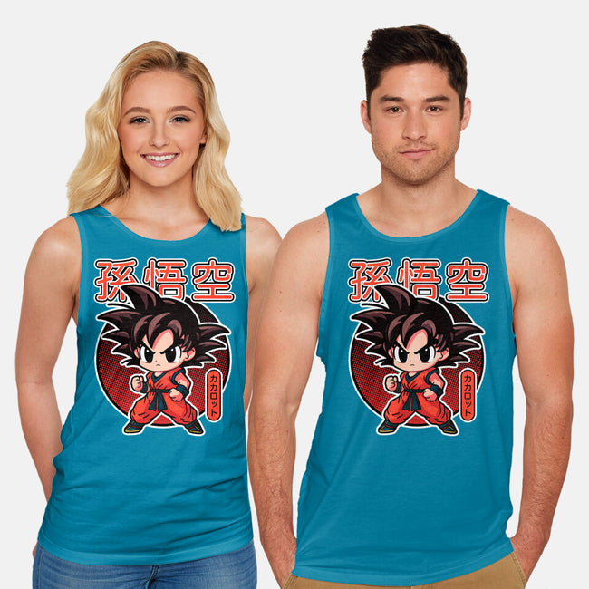 Lil Saiyan-Unisex-Basic-Tank-fanfreak1