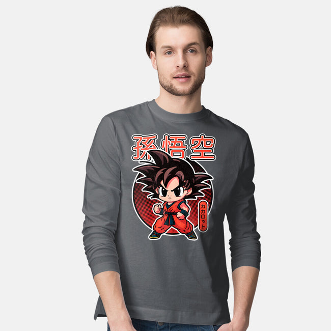 Lil Saiyan-Mens-Long Sleeved-Tee-fanfreak1