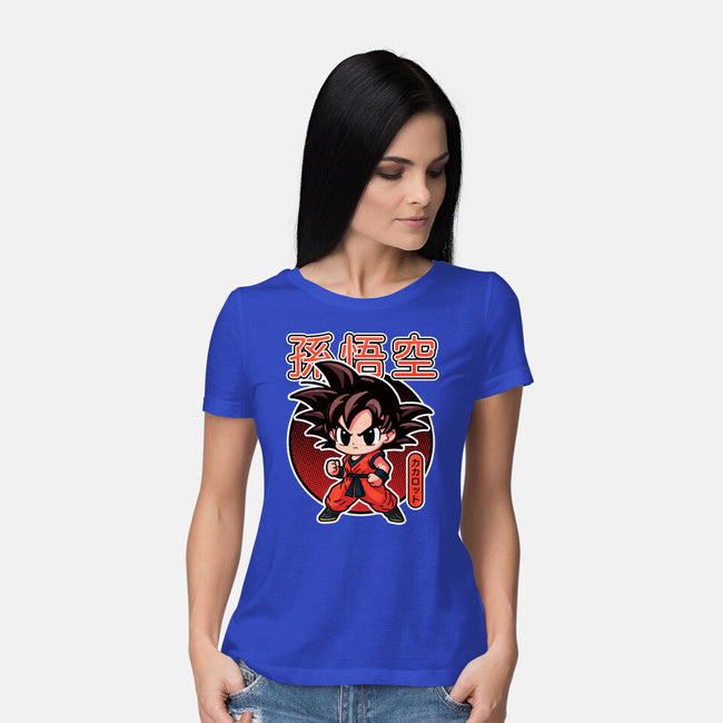 Lil Saiyan-Womens-Basic-Tee-fanfreak1